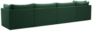 Jacob Green Velvet Modular Sofa - Furnish 4 Less 98 (NY)*