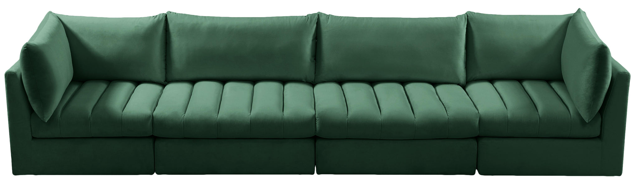 Jacob Green Velvet Modular Sofa - Furnish 4 Less 98 (NY)*