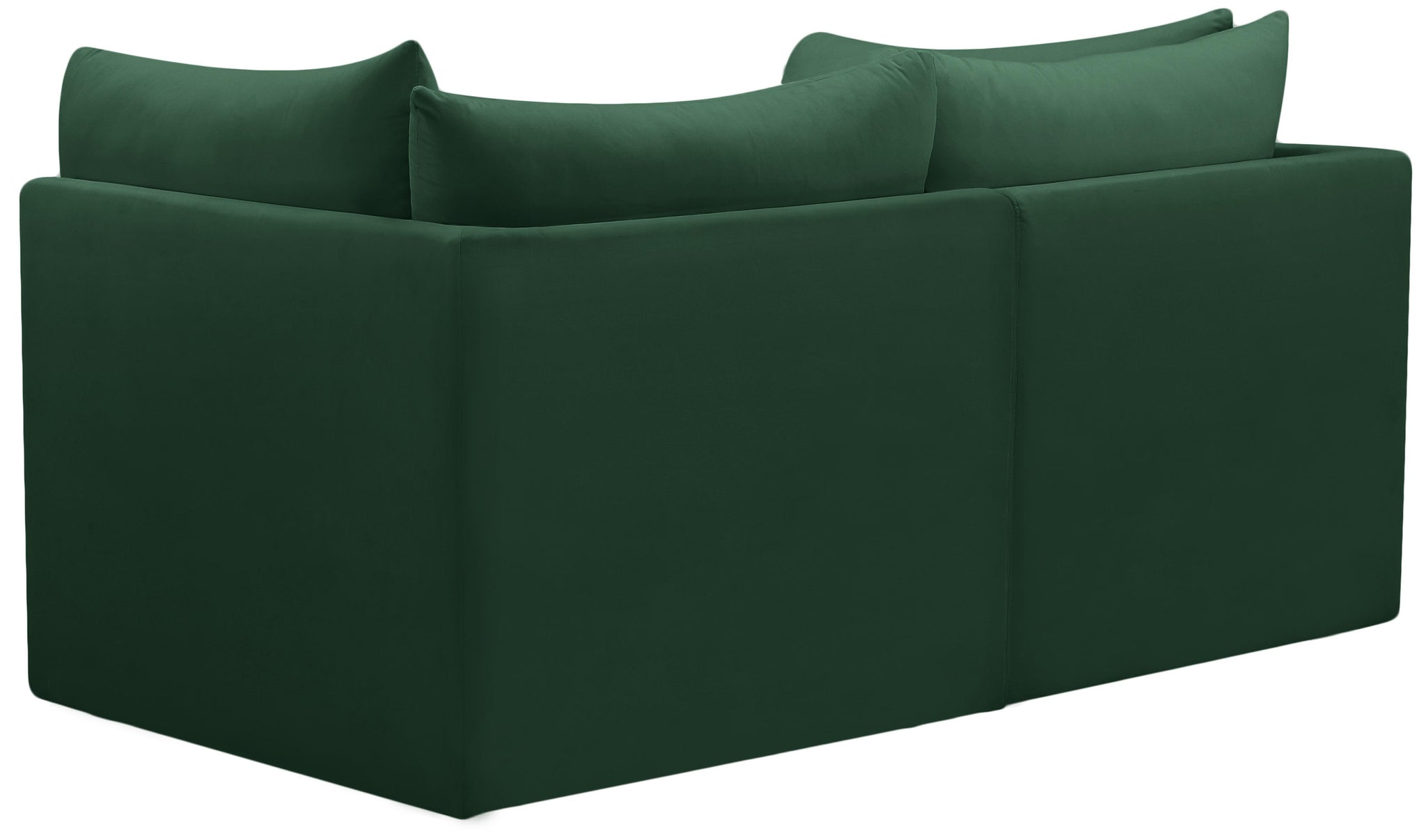 Jacob Green Velvet Modular Sofa - Furnish 4 Less 98 (NY)*