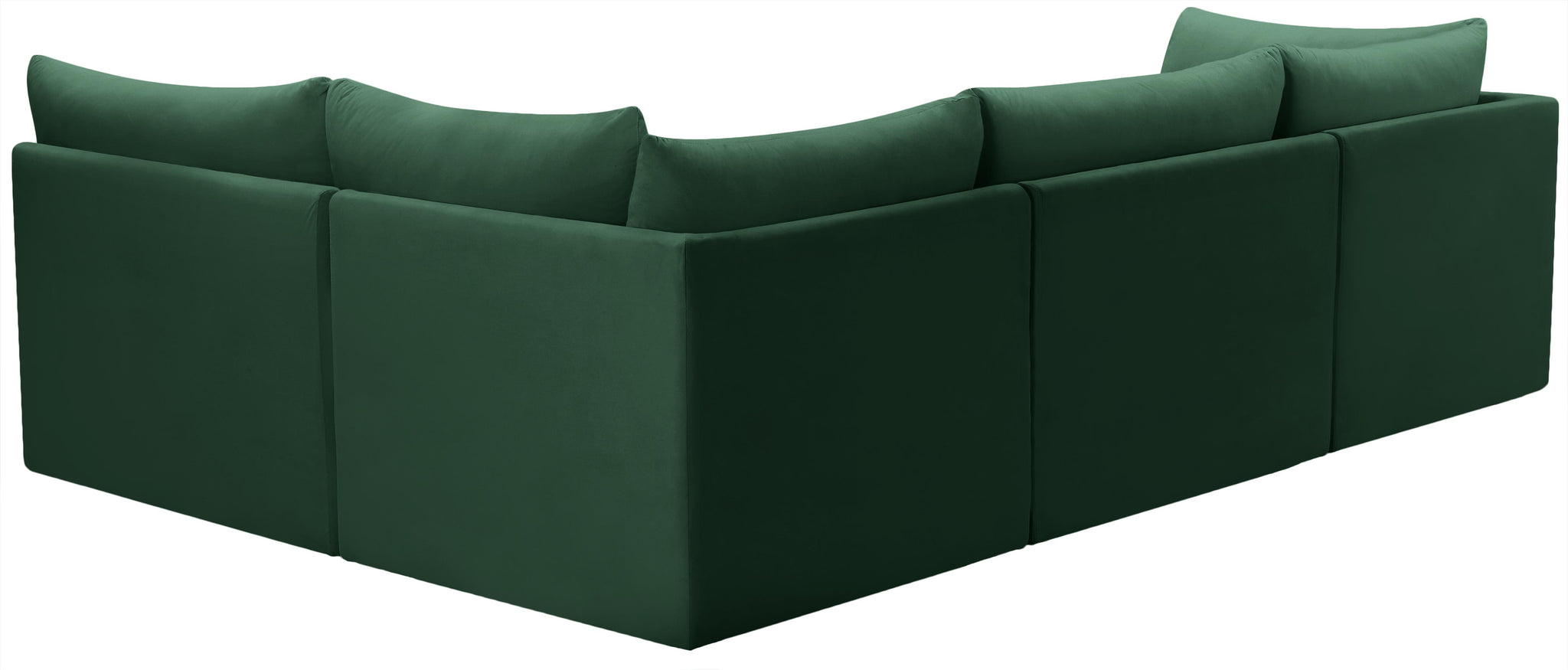 Jacob Green Velvet Modular Sectional - Furnish 4 Less 98 (NY)*