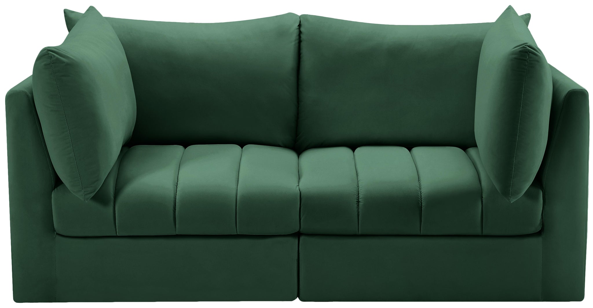 Jacob Green Velvet Modular Sofa - Furnish 4 Less 98 (NY)*