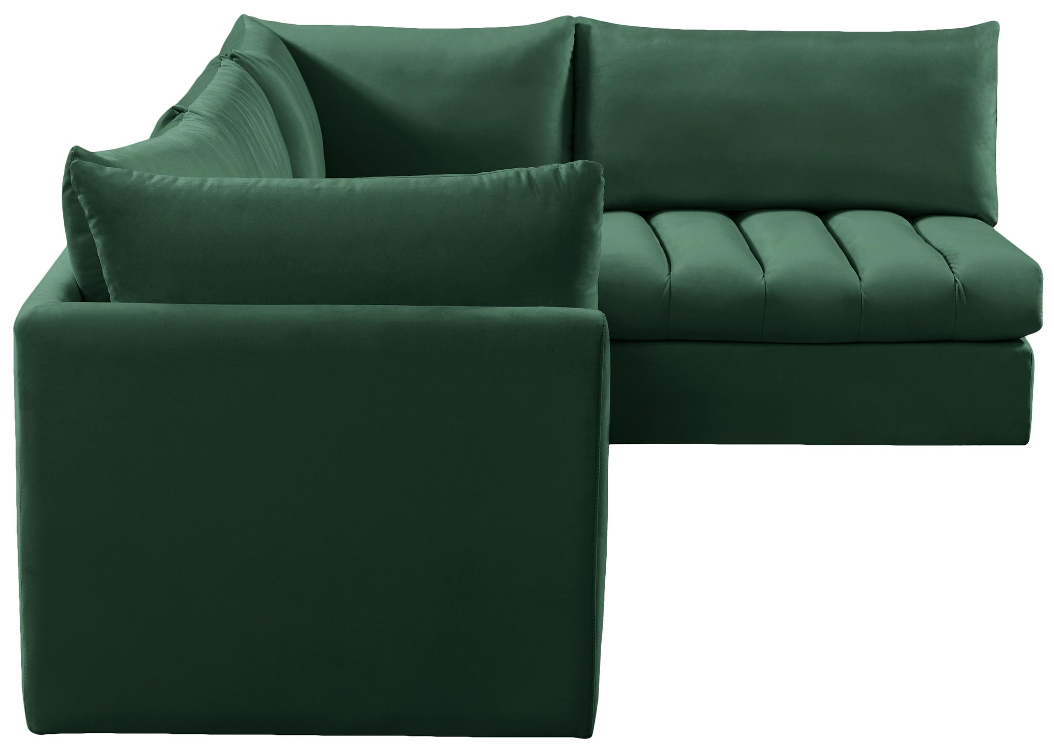 Jacob Green Velvet Modular Sectional - Furnish 4 Less 98 (NY)*