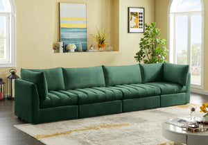 Jacob Green Velvet Modular Sofa - Furnish 4 Less 98 (NY)*