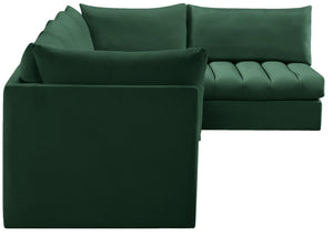 Jacob Green Velvet Modular Sectional - Furnish 4 Less 98 (NY)*