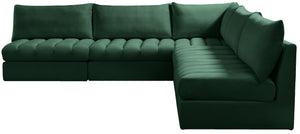 Jacob Green Velvet Modular Sectional - Furnish 4 Less 98 (NY)*