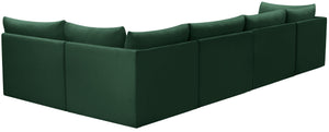 Jacob Green Velvet Modular Sectional - Furnish 4 Less 98 (NY)*