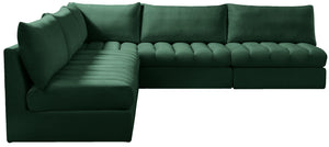 Jacob Green Velvet Modular Sectional - Furnish 4 Less 98 (NY)*