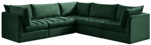 Jacob Green Velvet Modular Sectional - Furnish 4 Less 98 (NY)*