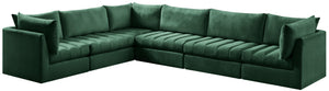 Jacob Green Velvet Modular Sectional - Furnish 4 Less 98 (NY)*