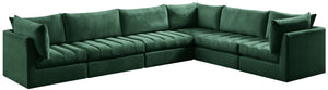 Jacob Green Velvet Modular Sectional - Furnish 4 Less 98 (NY)*