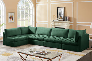 Jacob Green Velvet Modular Sectional - Furnish 4 Less 98 (NY)*