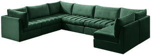 Jacob Green Velvet Modular Sectional - Furnish 4 Less 98 (NY)*