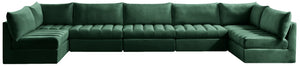 Jacob Green Velvet Modular Sectional - Furnish 4 Less 98 (NY)*