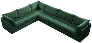 Jacob Green Velvet Modular Sectional - Furnish 4 Less 98 (NY)*