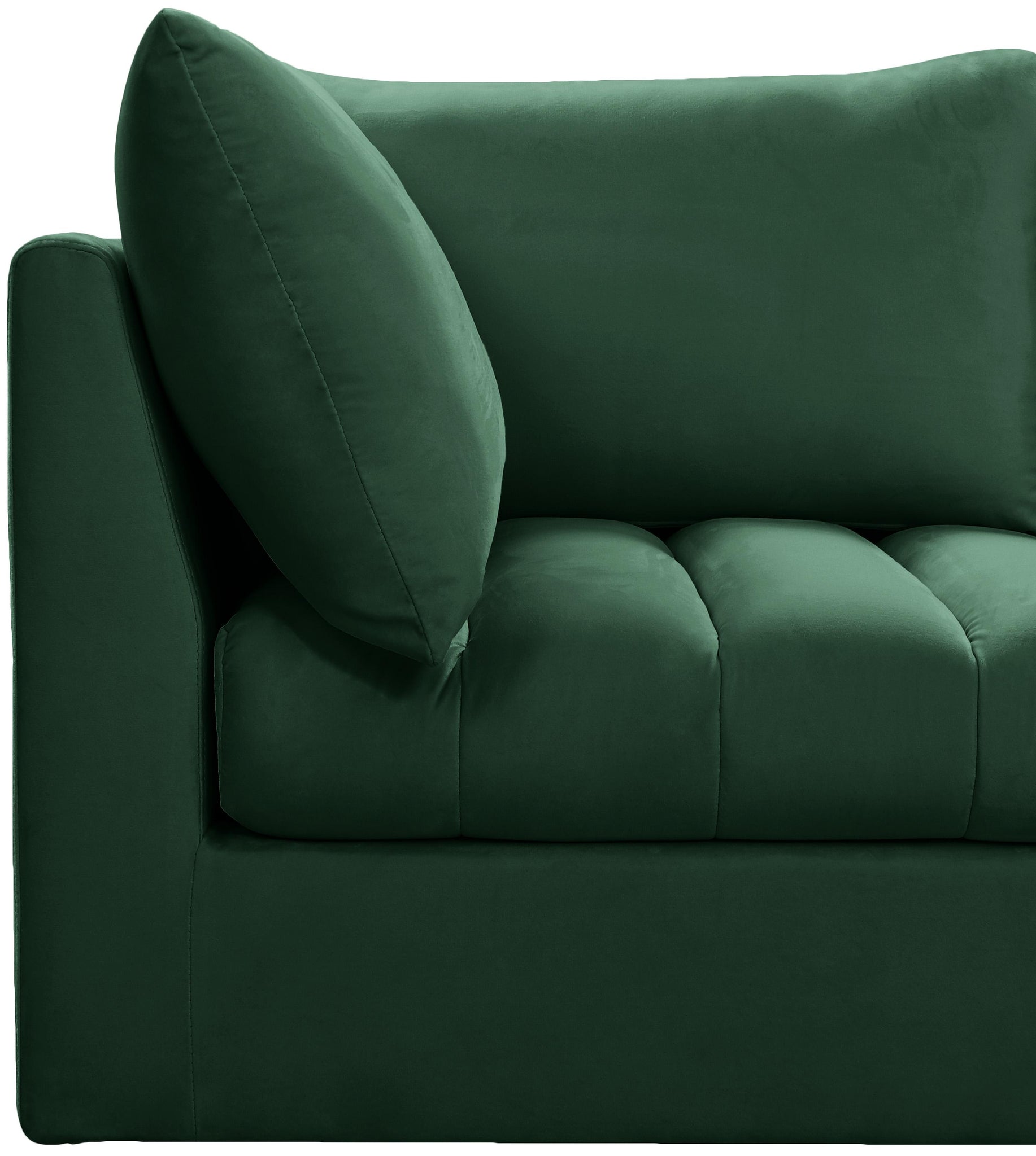 Jacob Green Velvet Modular Sofa - Furnish 4 Less 98 (NY)*