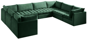 Jacob Green Velvet Modular Sectional - Furnish 4 Less 98 (NY)*