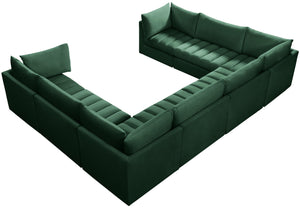 Jacob Green Velvet Modular Sectional - Furnish 4 Less 98 (NY)*