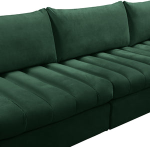 Jacob Green Velvet Modular Sectional - Furnish 4 Less 98 (NY)*