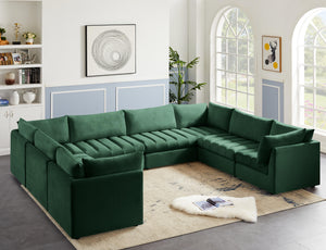 Jacob Green Velvet Modular Sectional - Furnish 4 Less 98 (NY)*