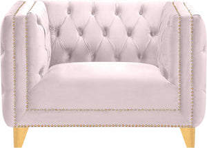 Michelle Pink Velvet Chair - Furnish 4 Less 98 (NY)*