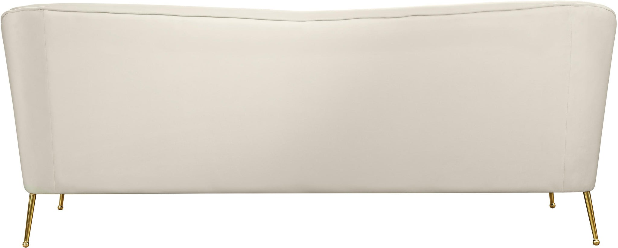 Hermosa Cream Velvet Sofa - Furnish 4 Less 98 (NY)*