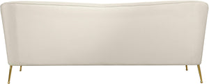 Hermosa Cream Velvet Sofa - Furnish 4 Less 98 (NY)*