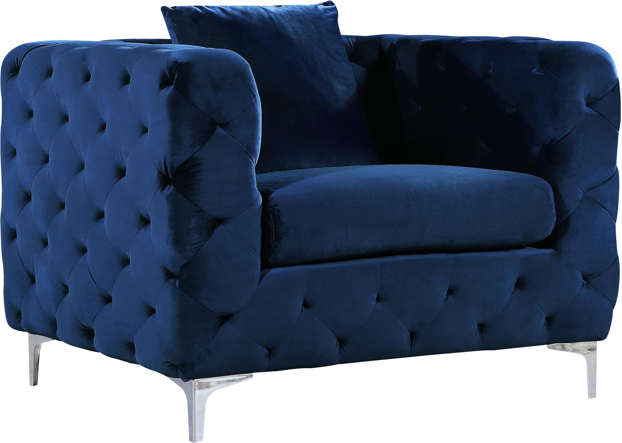 Scarlett Navy Velvet Chair image