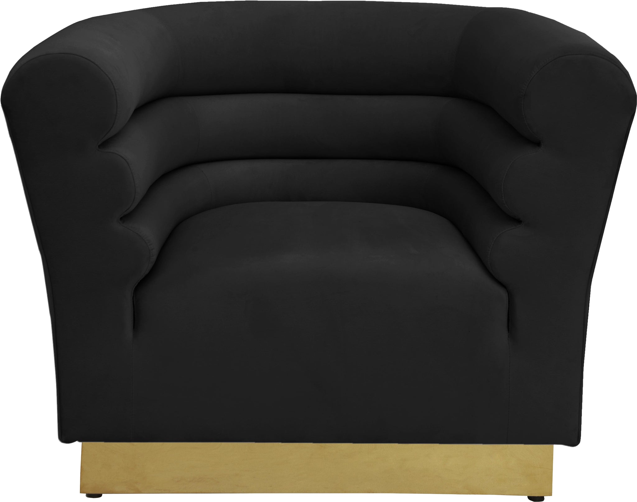 Bellini Black Velvet Chair