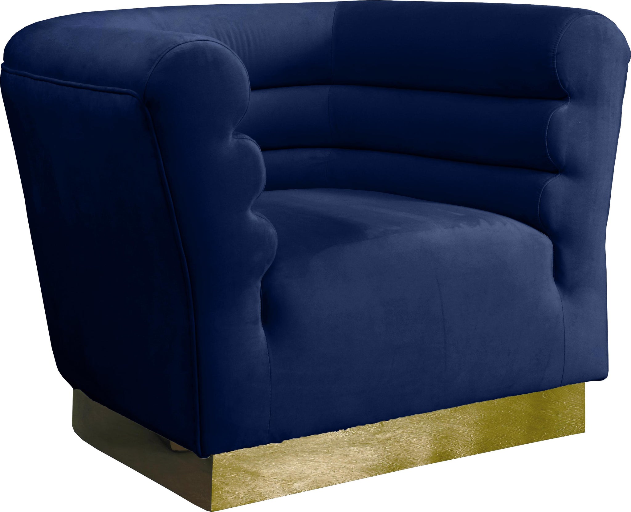 Bellini Navy Velvet Chair image