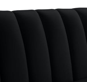 Dixie Black Velvet Chair