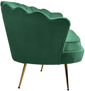 Gardenia Green Velvet Sofa - Furnish 4 Less 98 (NY)*