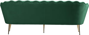 Gardenia Green Velvet Sofa - Furnish 4 Less 98 (NY)*