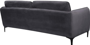 Poppy Grey Velvet Sofa - Furnish 4 Less 98 (NY)*