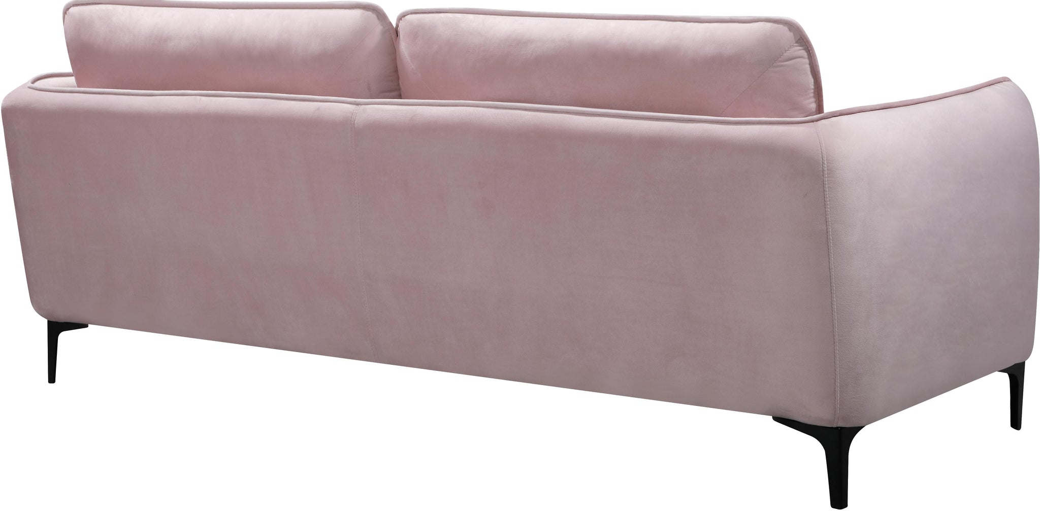 Poppy Pink Velvet Sofa - Furnish 4 Less 98 (NY)*