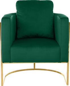 Casa Green Velvet Chair - Furnish 4 Less 98 (NY)*