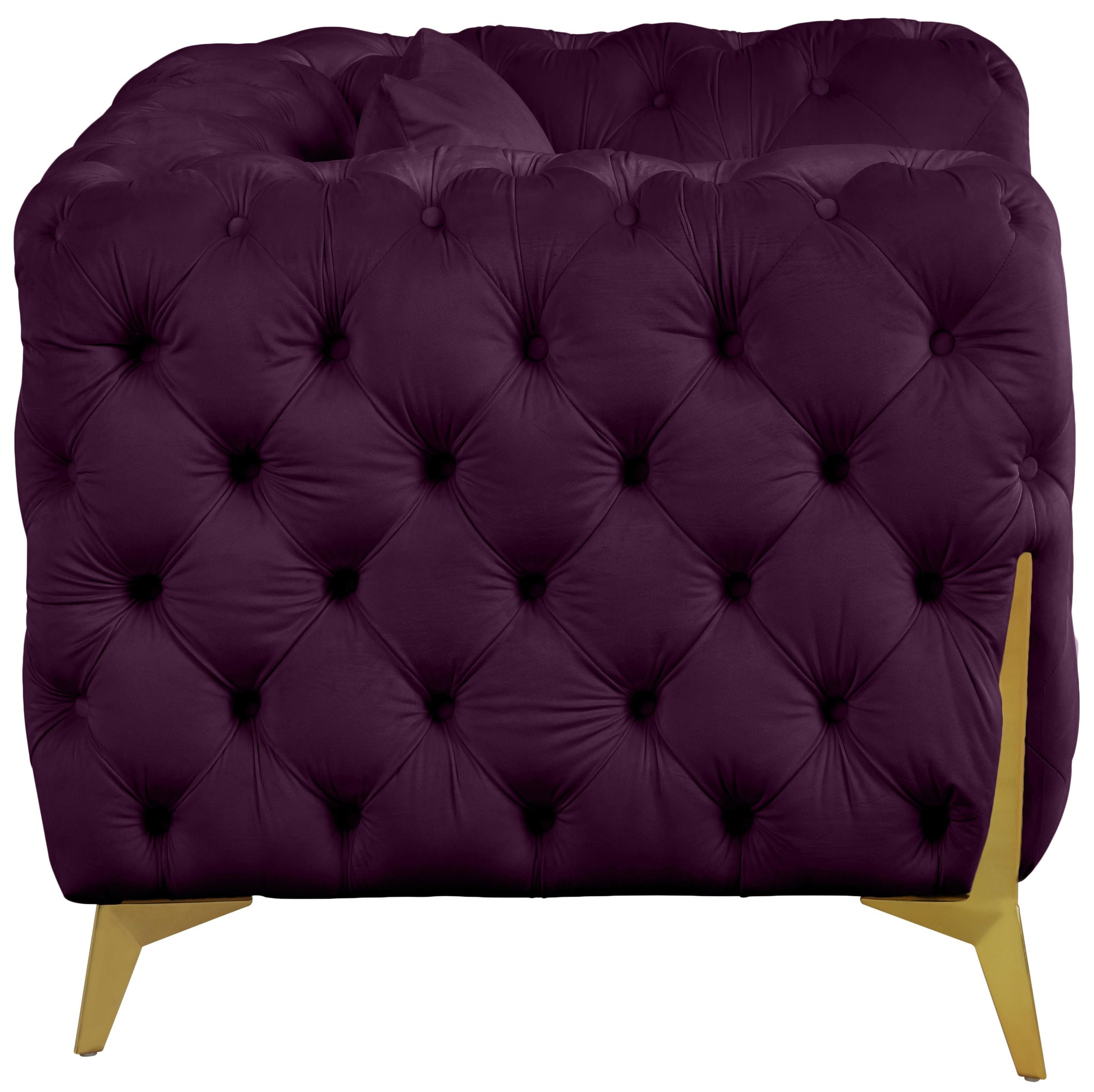 Kingdom Purple Velvet Chair - Furnish 4 Less 98 (NY)*