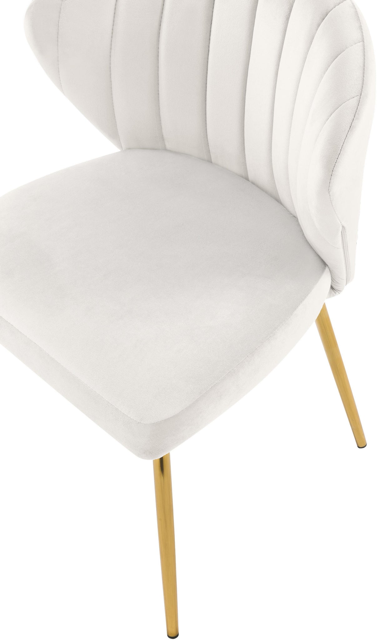 Finley Cream Velvet Dining Chair - Furnish 4 Less 98 (NY)*