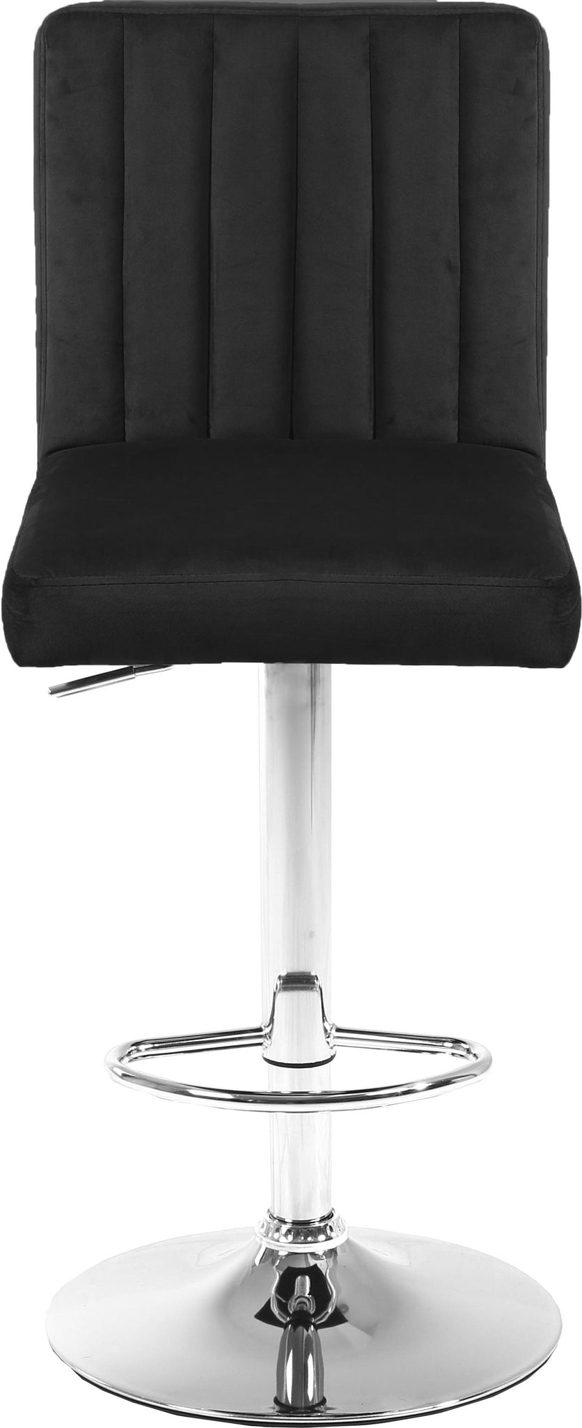 Joel Black Velvet Adjustable Stool - Furnish 4 Less 98 (NY)*