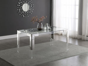 Casper Rich Chrome Dining Table