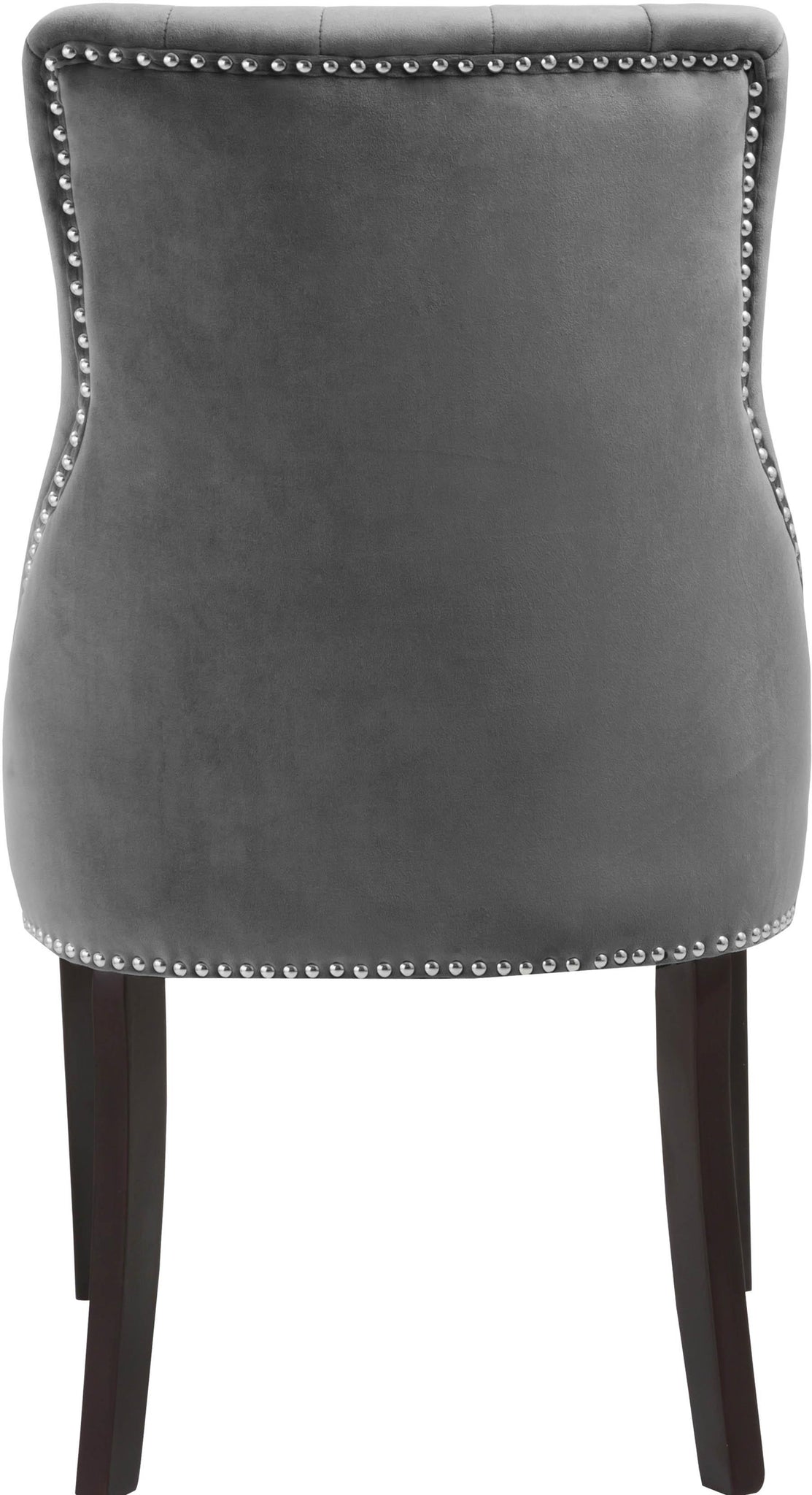 Oxford Grey Velvet Dining Chair - Furnish 4 Less 98 (NY)*