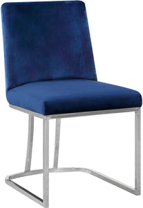 Heidi Navy Velvet Dining Chair - Furnish 4 Less 98 (NY)*