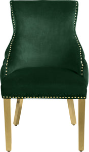 Tuft Green Velvet Dining Chair