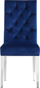 Juno Navy Velvet Dining Chair - Furnish 4 Less 98 (NY)*