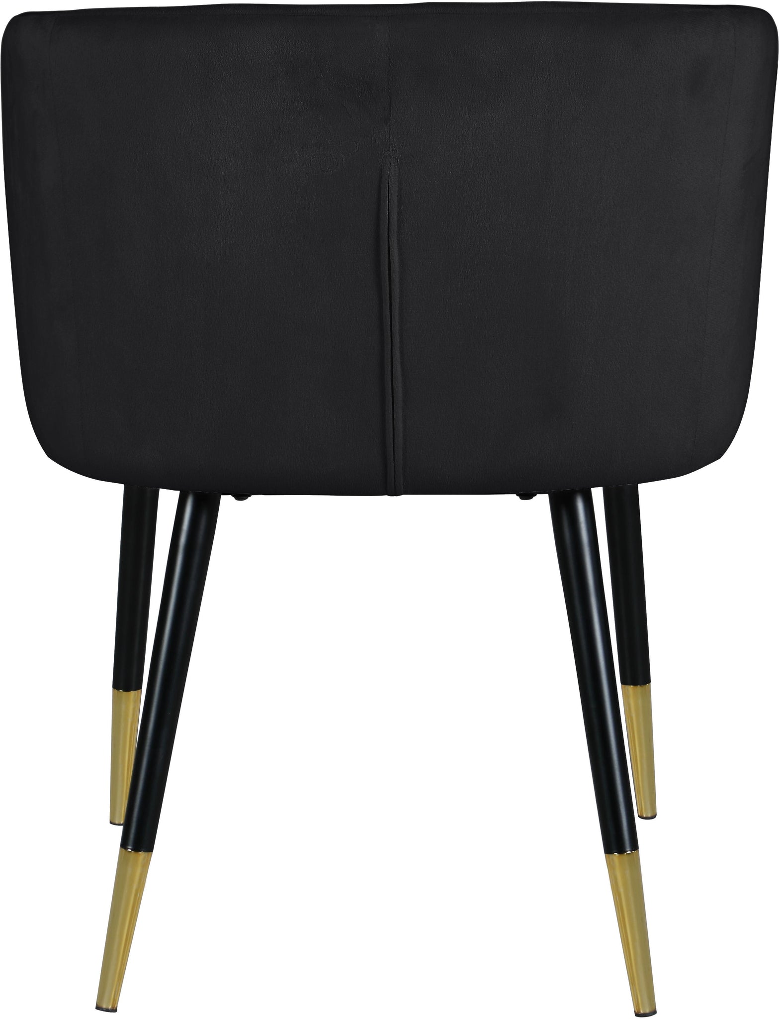 Louise Black Velvet Dining Chair - Furnish 4 Less 98 (NY)*