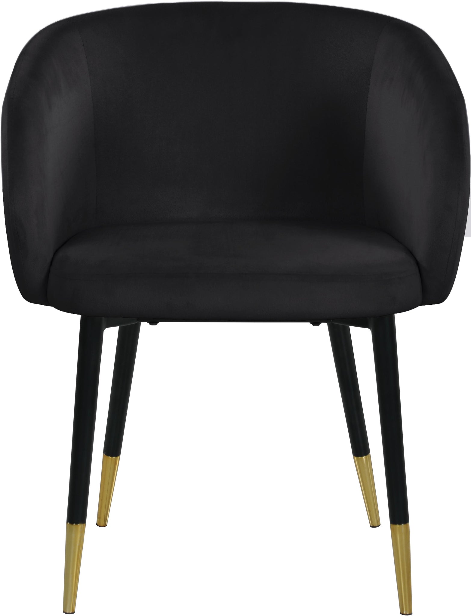 Louise Black Velvet Dining Chair - Furnish 4 Less 98 (NY)*