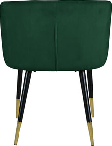 Louise Green Velvet Dining Chair - Furnish 4 Less 98 (NY)*