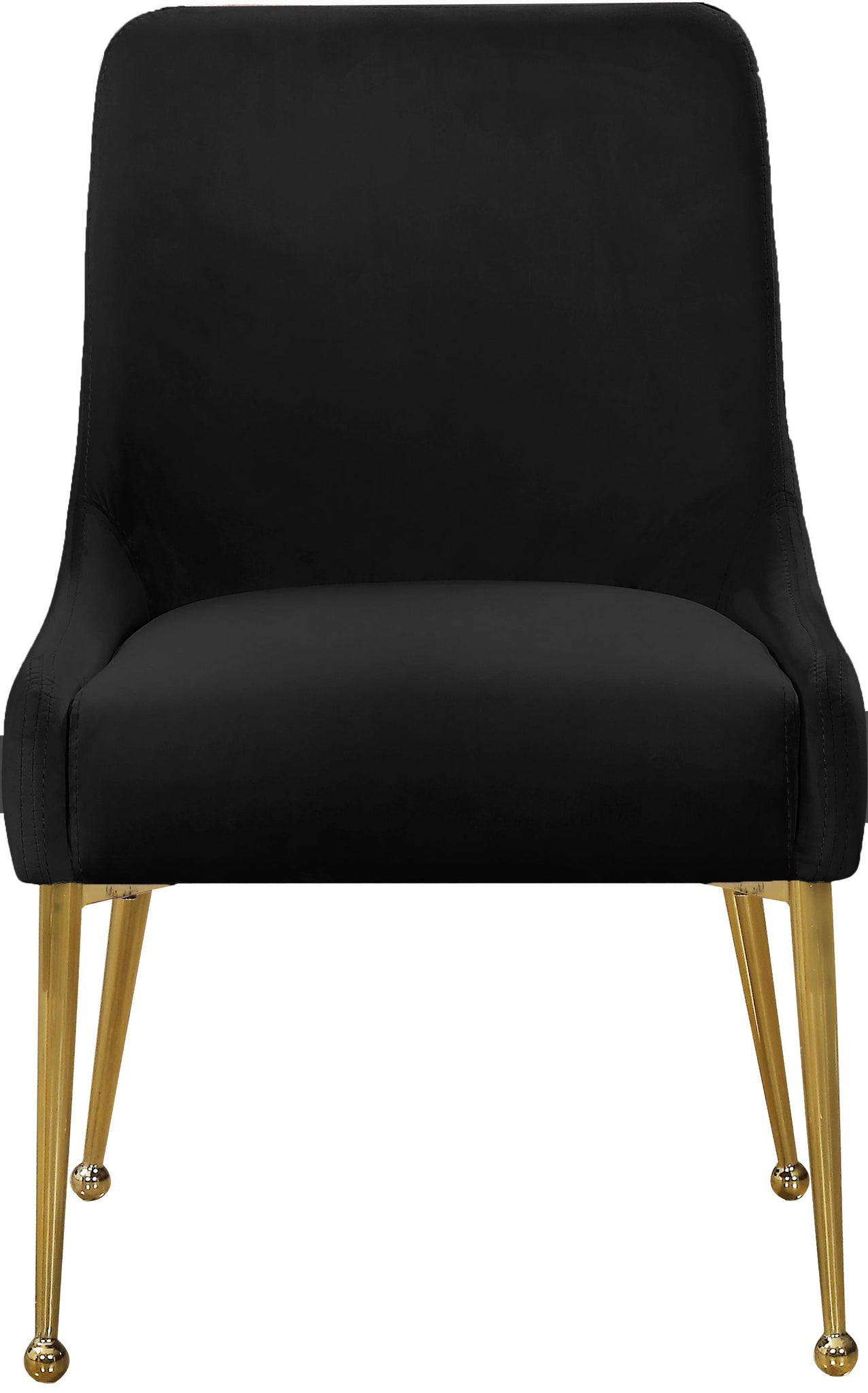 Owen Black Velvet Dining Chair - Furnish 4 Less 98 (NY)*