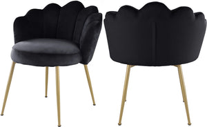 Claire Black Velvet Dining Chair image