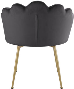 Claire Grey Velvet Dining Chair - Furnish 4 Less 98 (NY)*