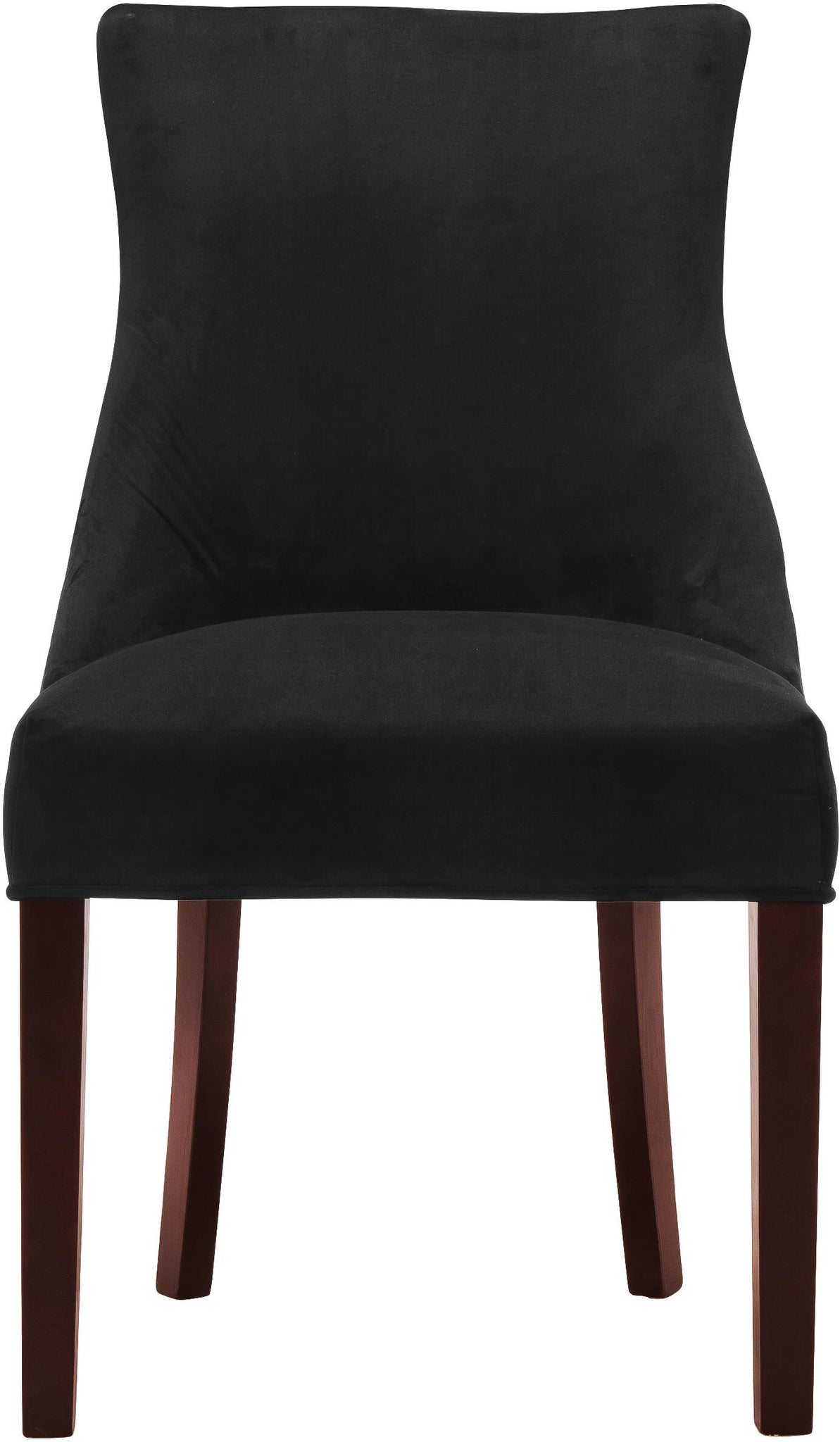 Hannah Black Velvet Dining Chair - Furnish 4 Less 98 (NY)*